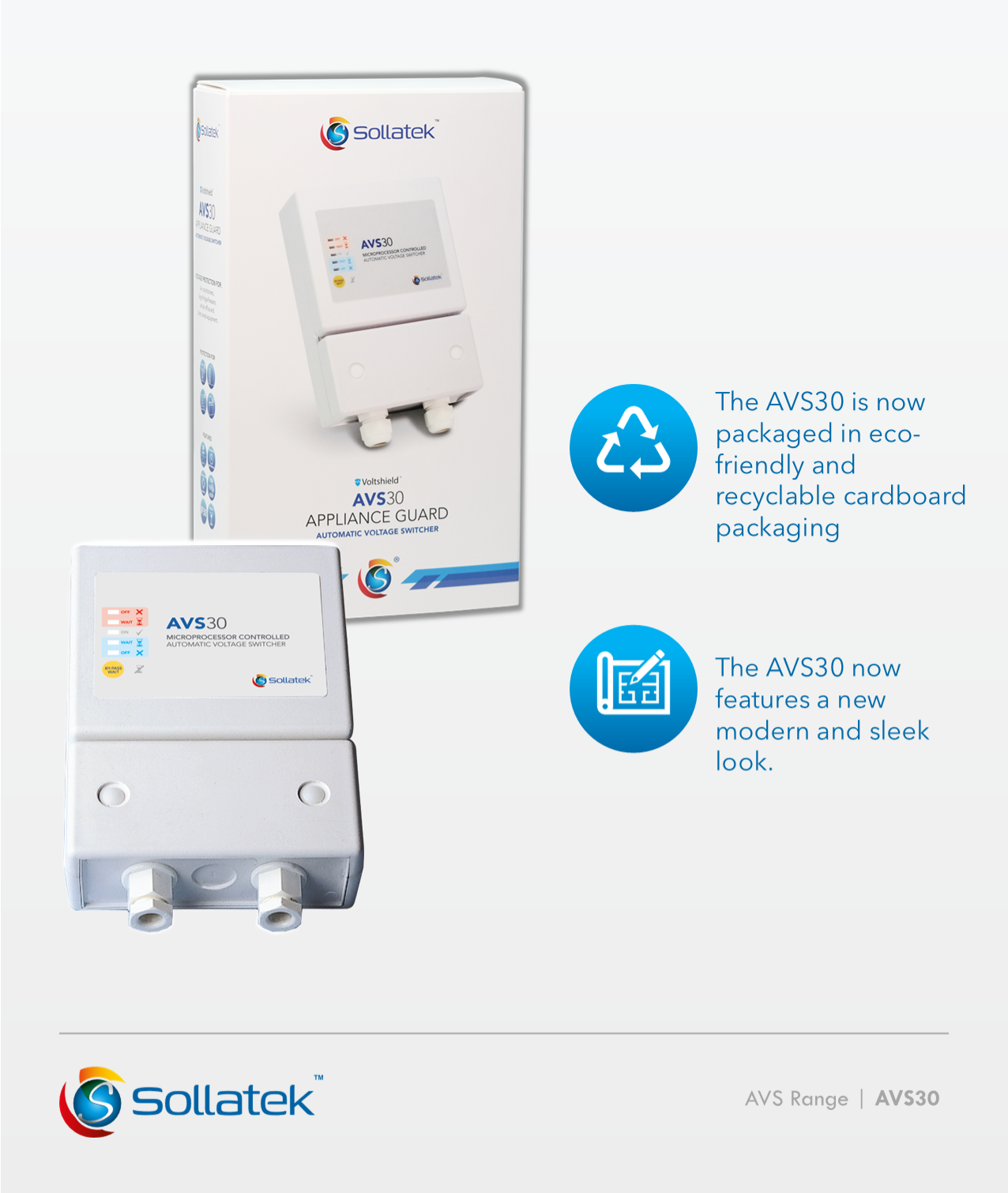 AVS30 230V 30A Micro Based 50/60Hz