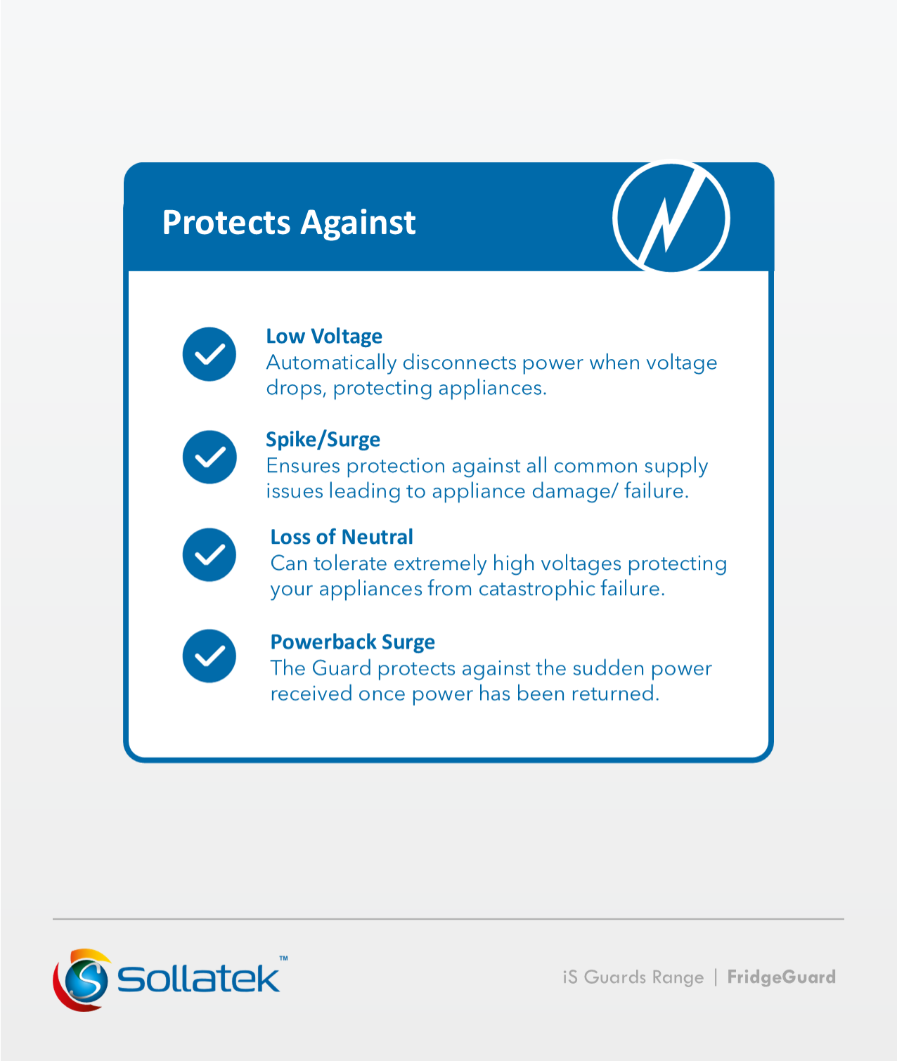 FGUK Fridgeguard 230V 6A  iS Range